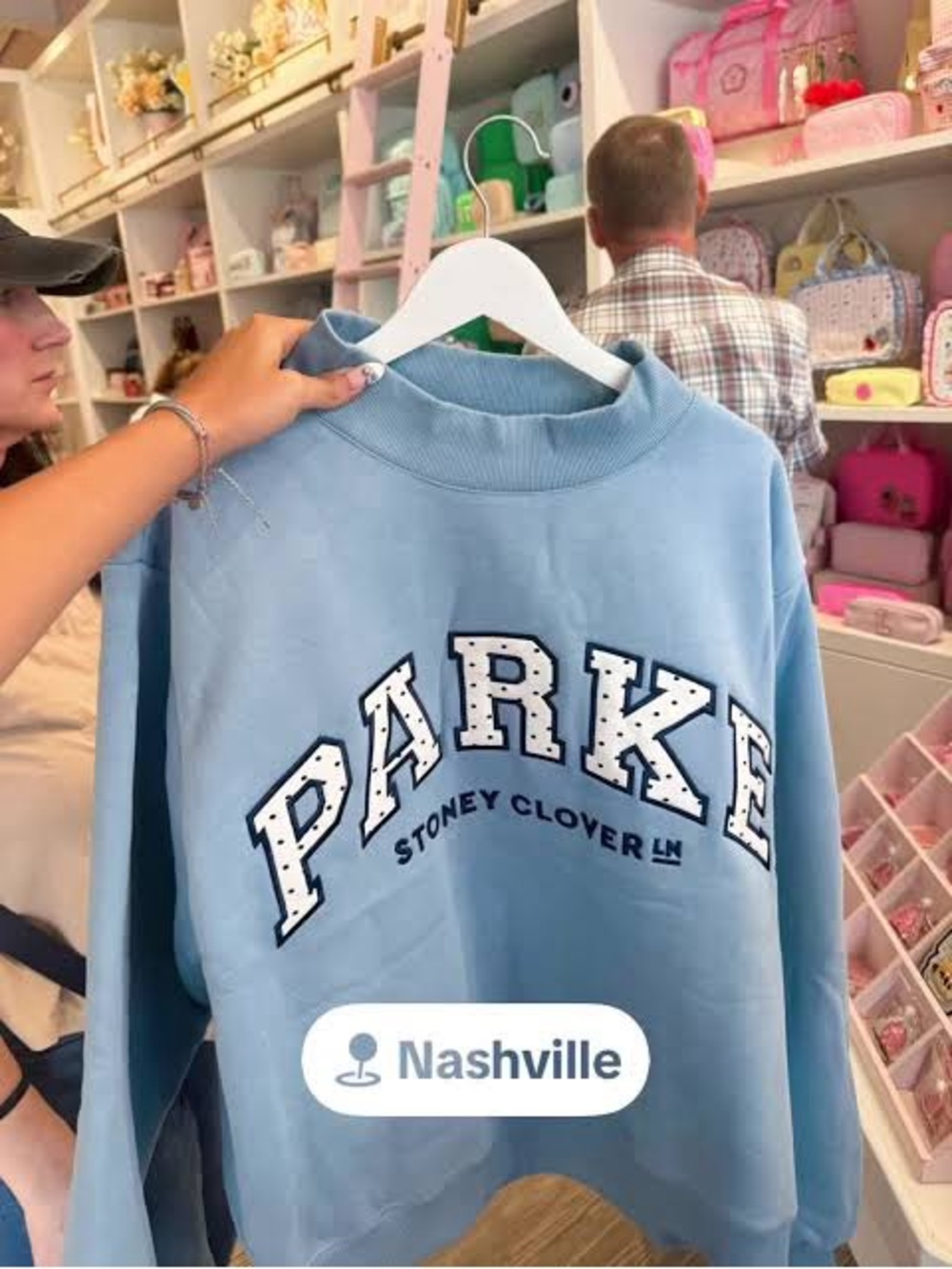 NIB Parke x Stoney Clover Lane  limited edition fleece mockneck size l/xl